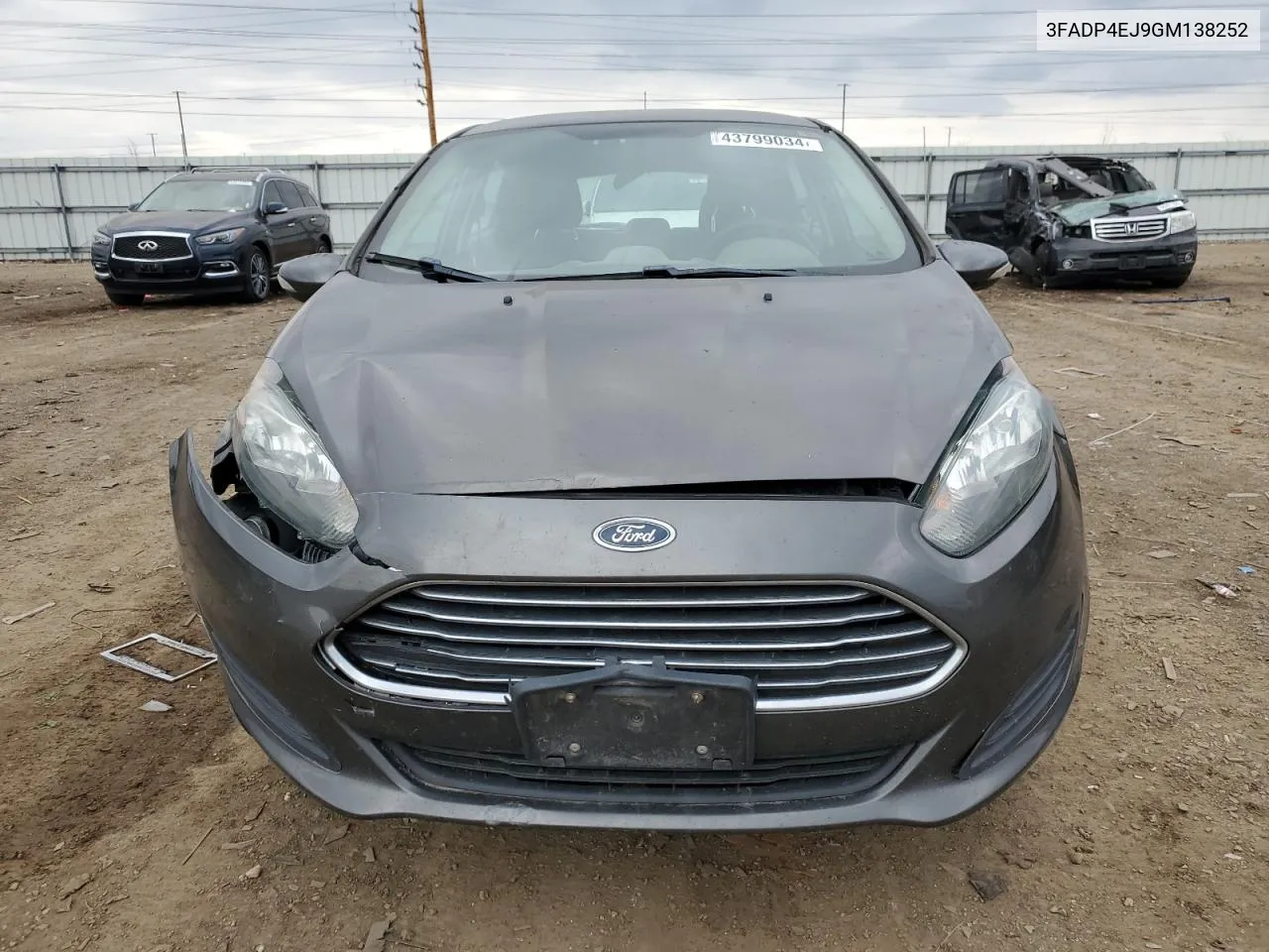 3FADP4EJ9GM138252 2016 Ford Fiesta Se