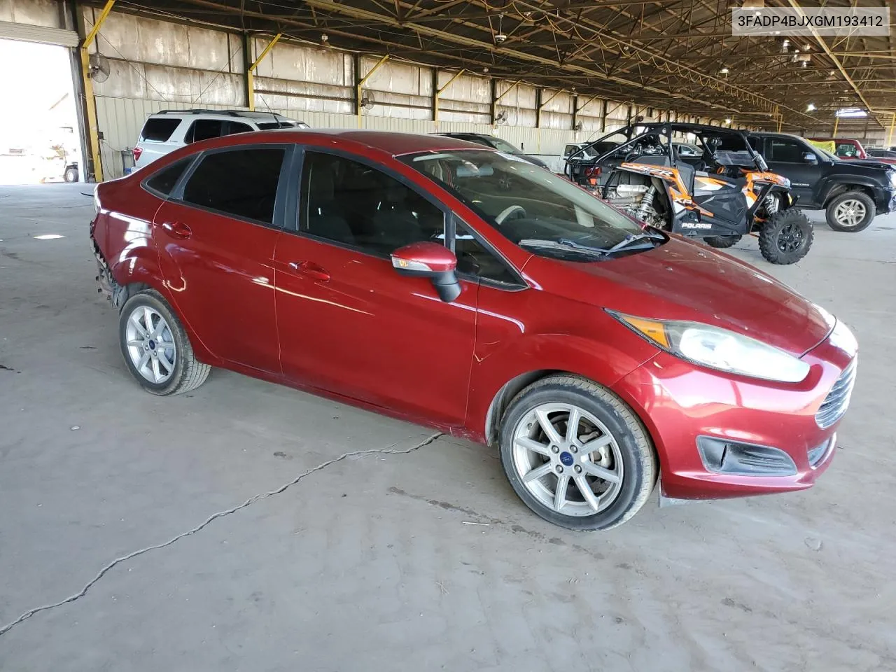 2016 Ford Fiesta Se VIN: 3FADP4BJXGM193412 Lot: 44356734