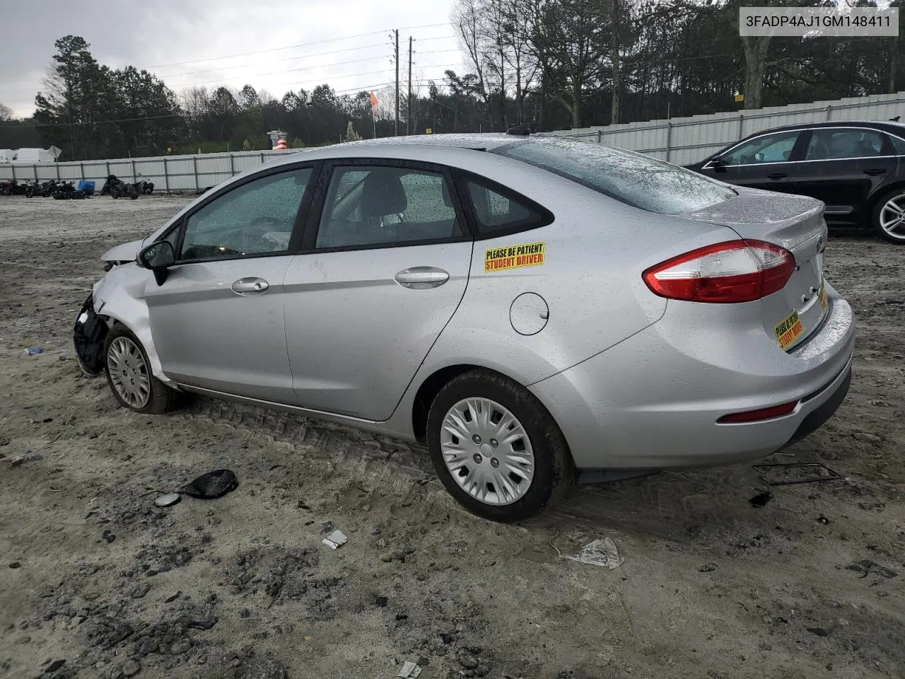 2016 Ford Fiesta S VIN: 3FADP4AJ1GM148411 Lot: 46896534