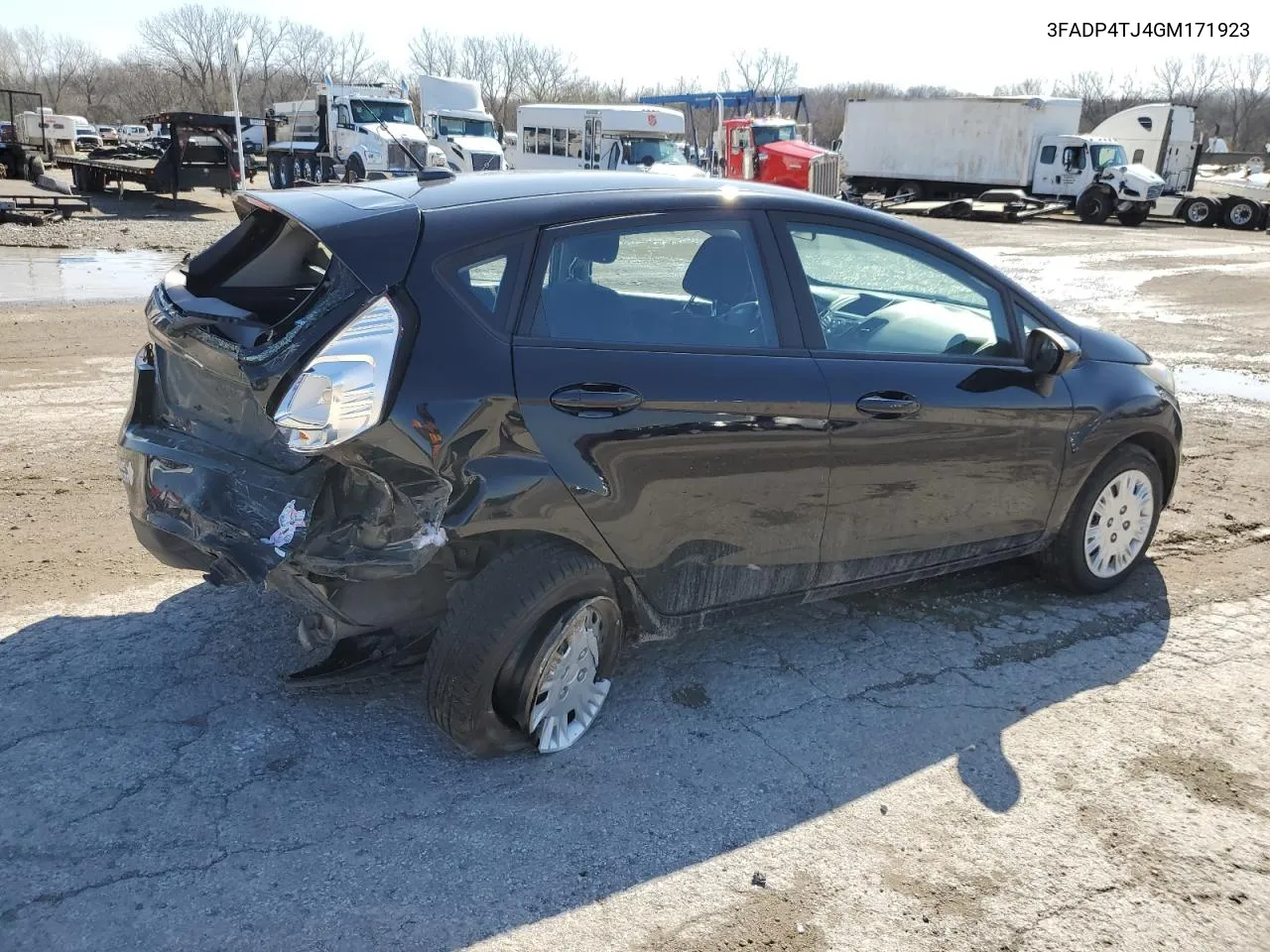 2016 Ford Fiesta S VIN: 3FADP4TJ4GM171923 Lot: 46923924