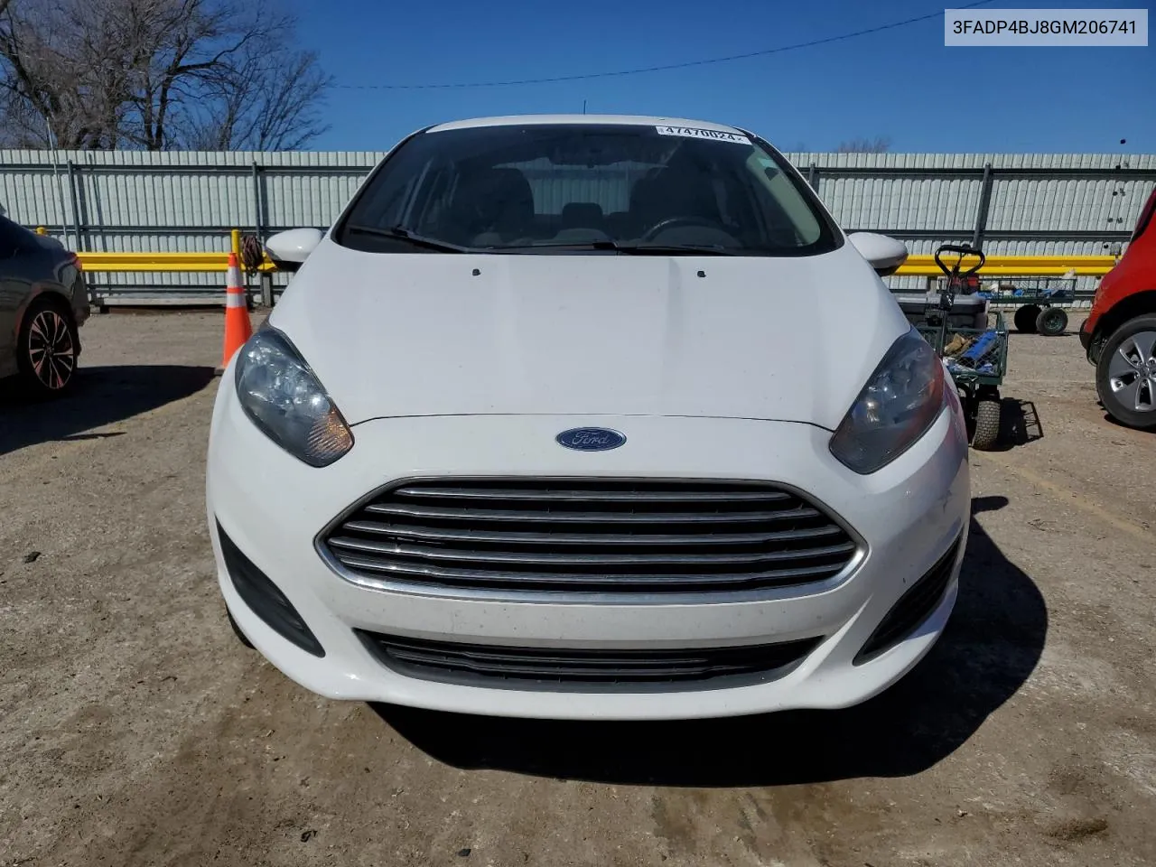 2016 Ford Fiesta Se VIN: 3FADP4BJ8GM206741 Lot: 47470024