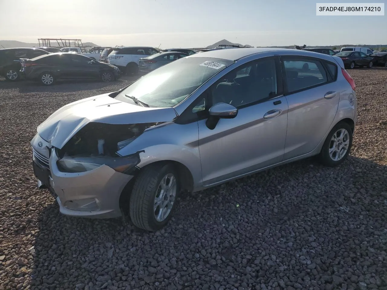 2016 Ford Fiesta Se VIN: 3FADP4EJ8GM174210 Lot: 48560944