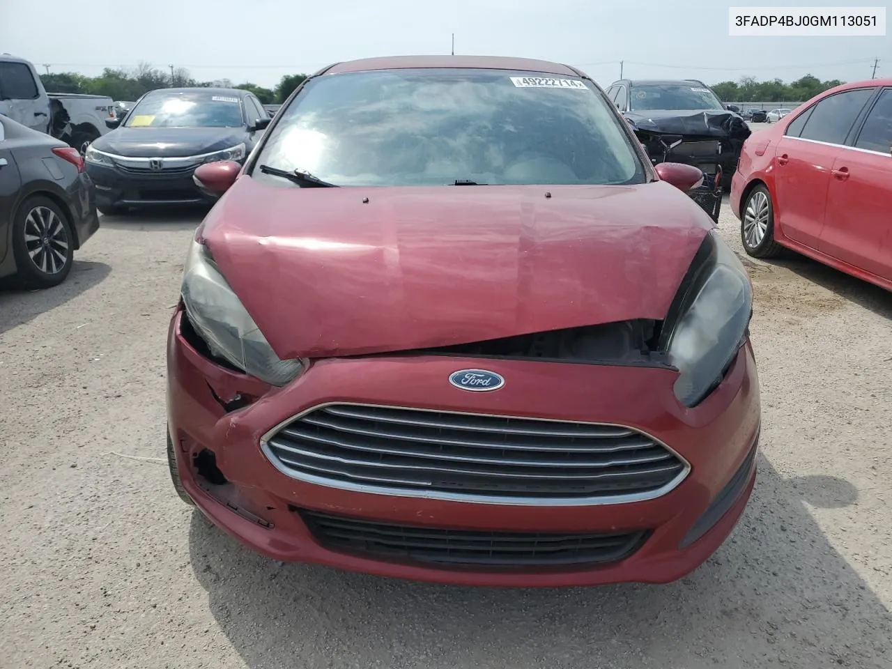 3FADP4BJ0GM113051 2016 Ford Fiesta Se