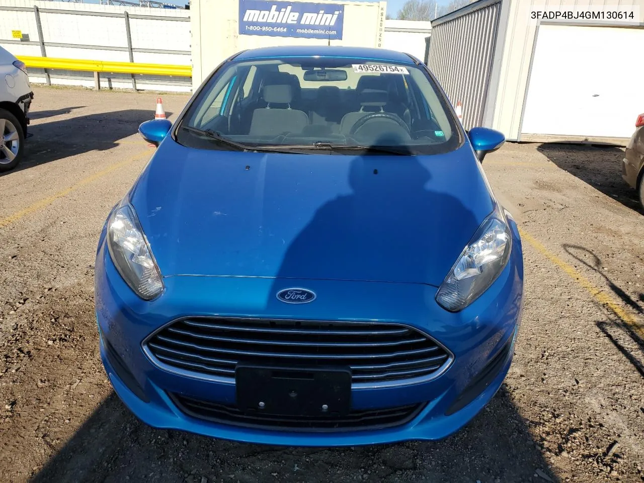 2016 Ford Fiesta Se VIN: 3FADP4BJ4GM130614 Lot: 49526754