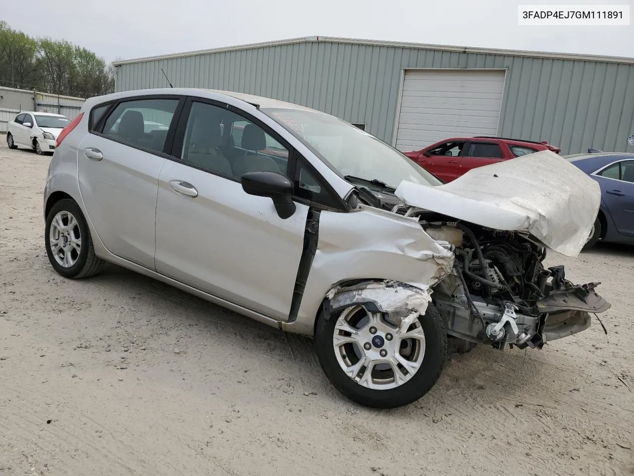 2016 Ford Fiesta Se VIN: 3FADP4EJ7GM111891 Lot: 50241974