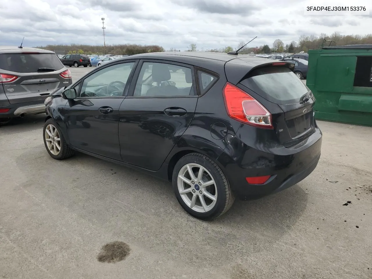 2016 Ford Fiesta Se VIN: 3FADP4EJ3GM153376 Lot: 50541364