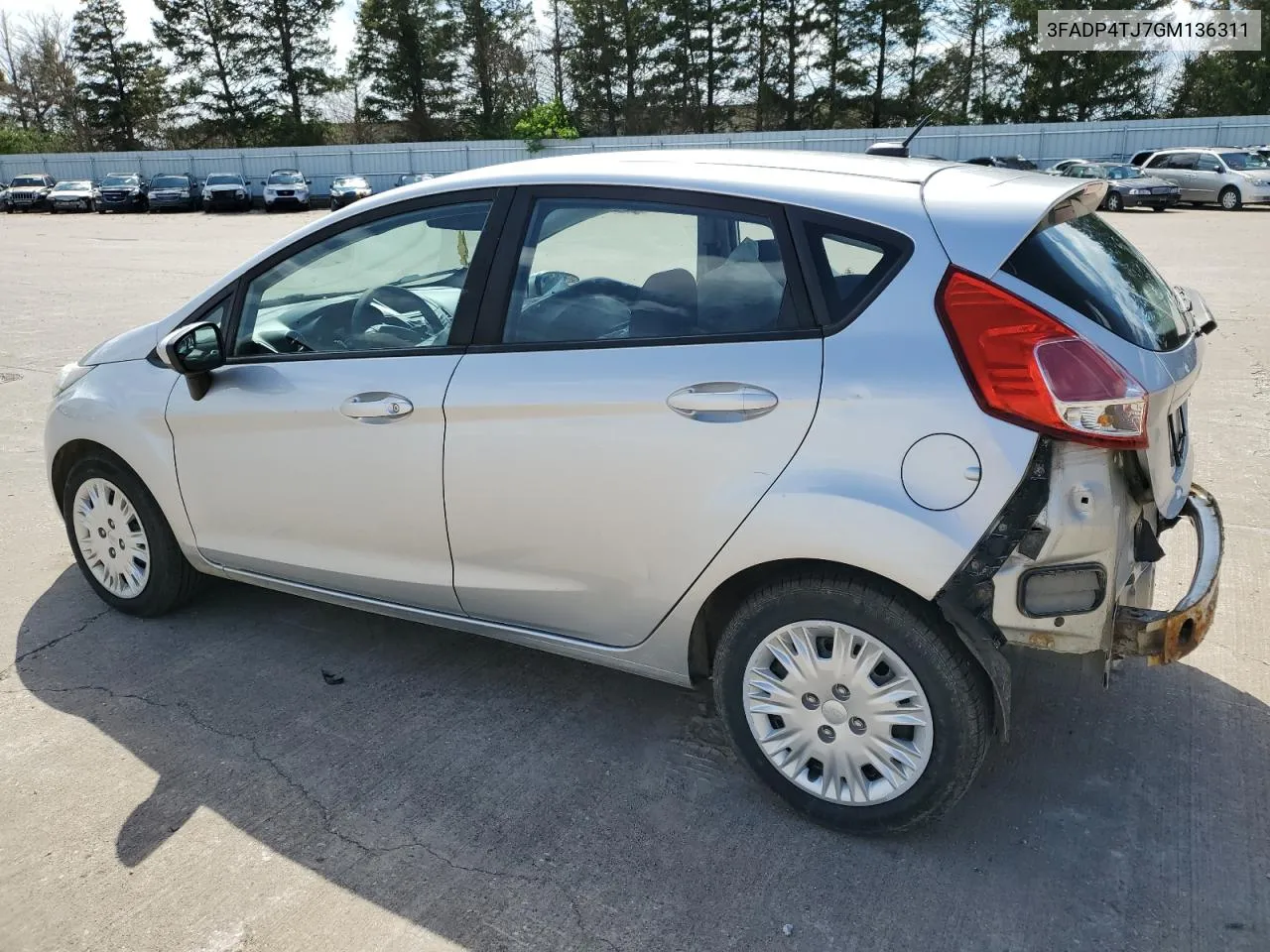 2016 Ford Fiesta S VIN: 3FADP4TJ7GM136311 Lot: 51370204