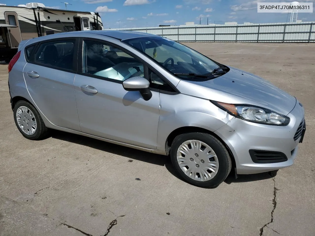 2016 Ford Fiesta S VIN: 3FADP4TJ7GM136311 Lot: 51370204