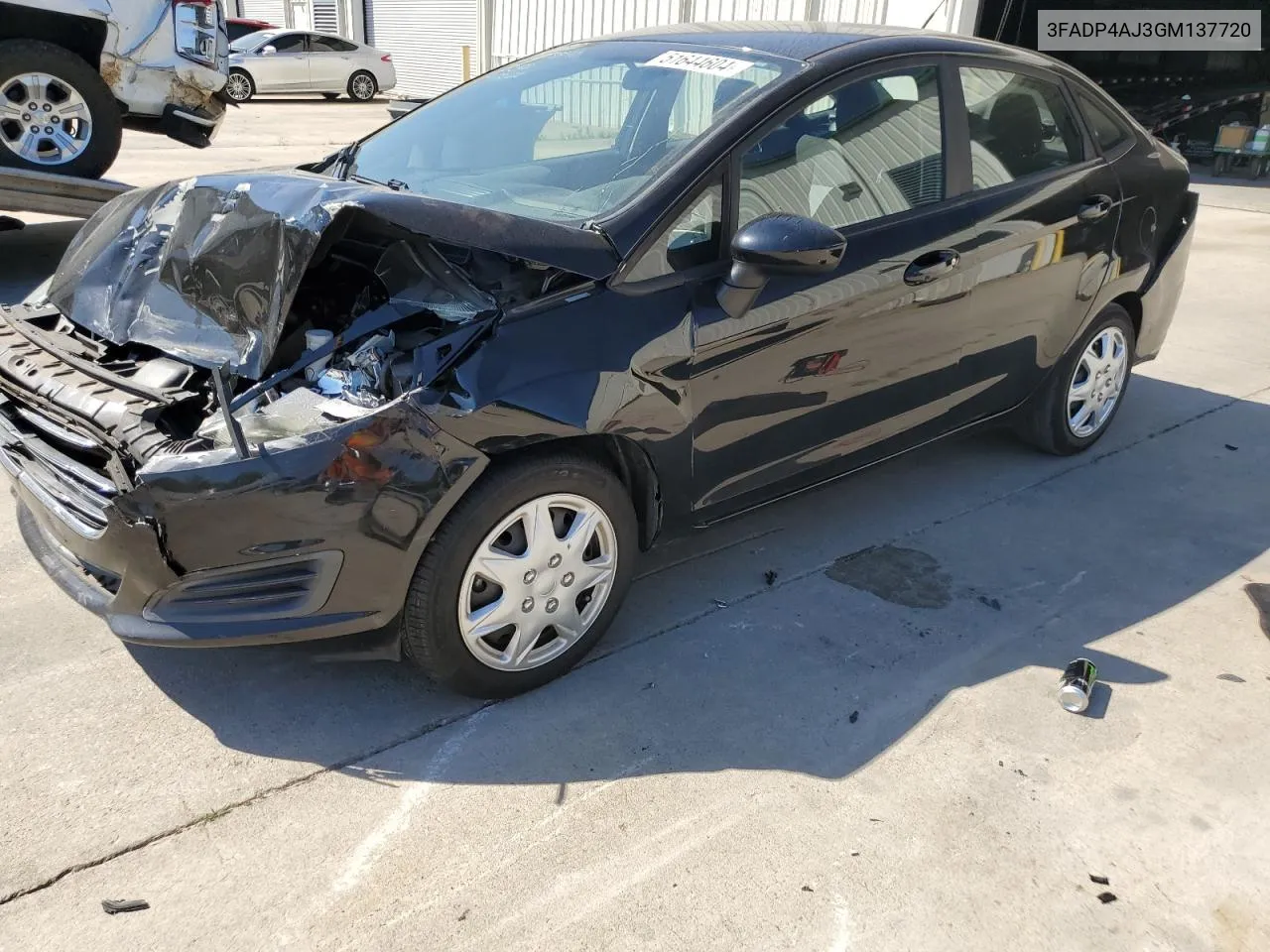 2016 Ford Fiesta S VIN: 3FADP4AJ3GM137720 Lot: 51644604