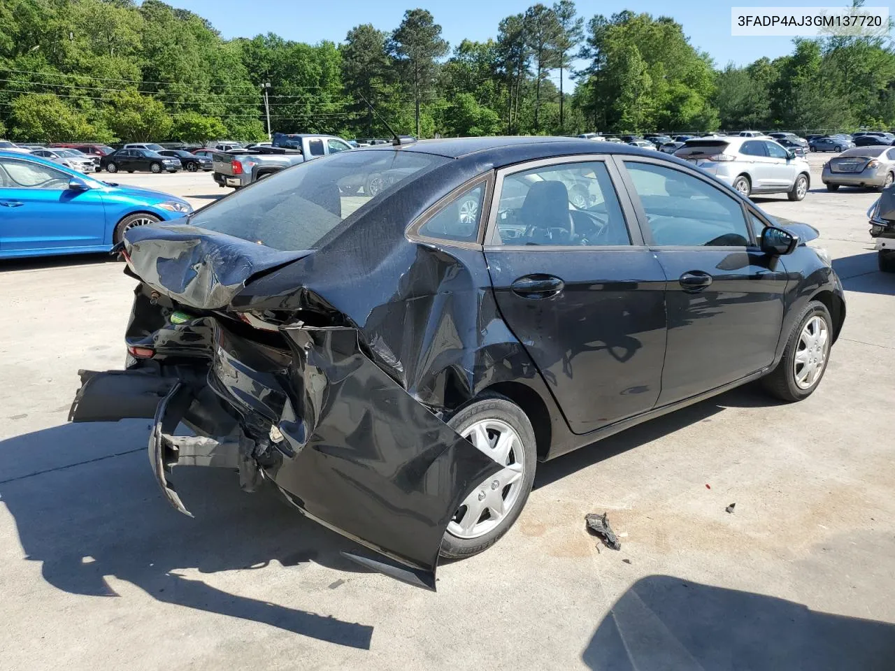 2016 Ford Fiesta S VIN: 3FADP4AJ3GM137720 Lot: 51644604