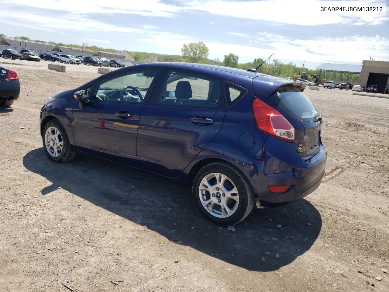 2016 Ford Fiesta Se VIN: 3FADP4EJ8GM138212 Lot: 51786404