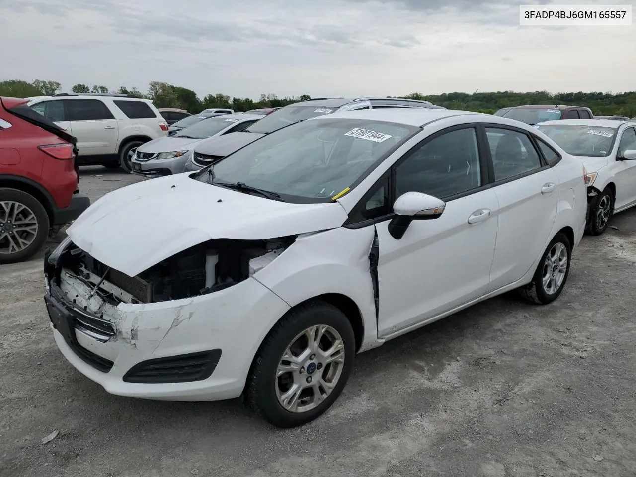 2016 Ford Fiesta Se VIN: 3FADP4BJ6GM165557 Lot: 51801944