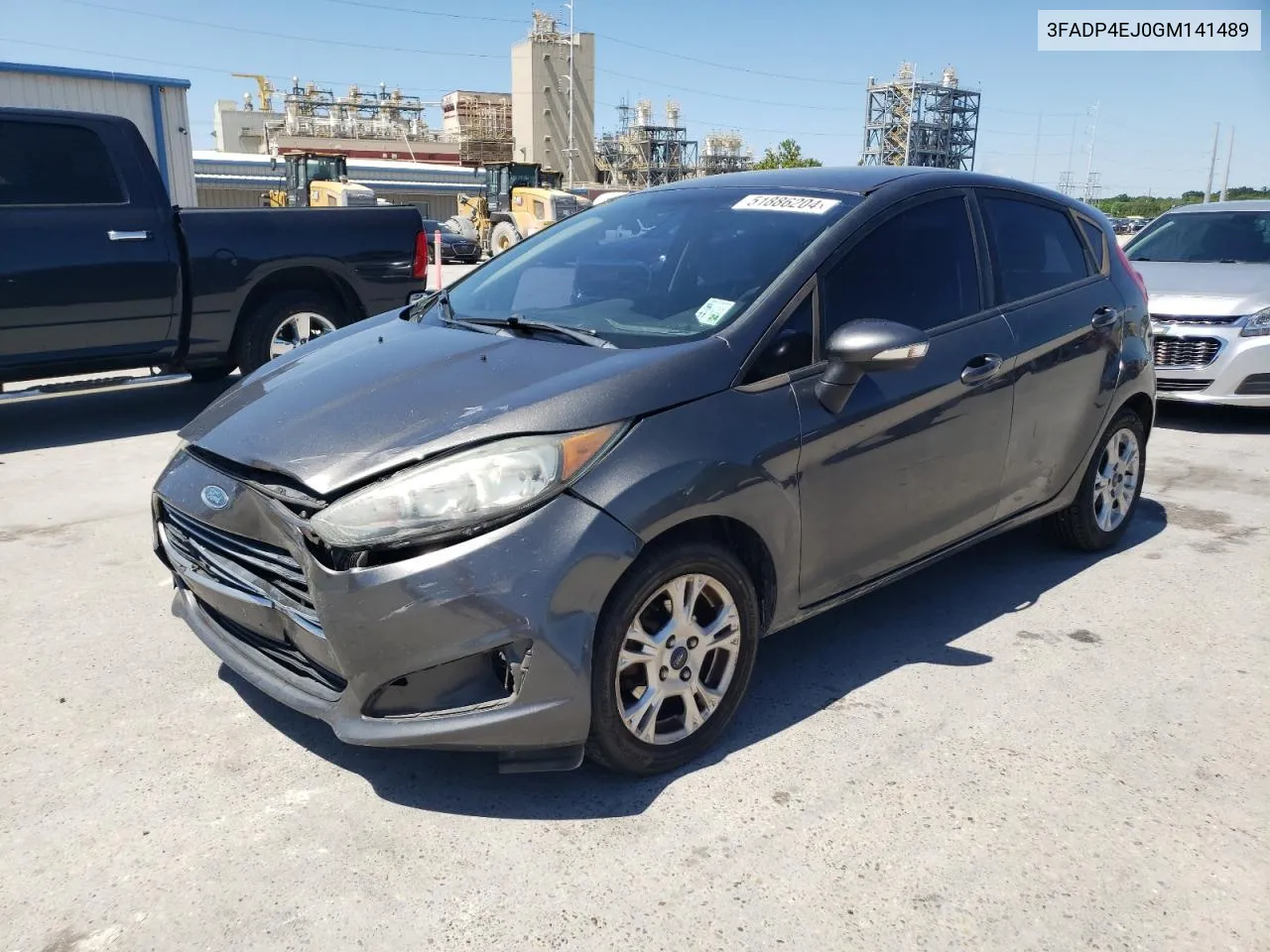 2016 Ford Fiesta Se VIN: 3FADP4EJ0GM141489 Lot: 51886204