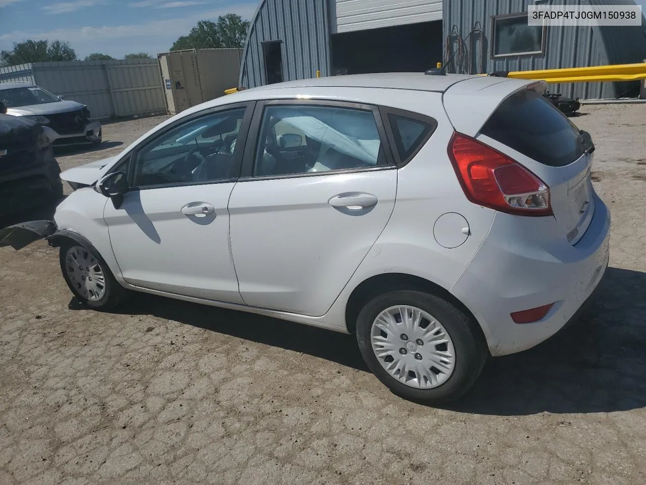 3FADP4TJ0GM150938 2016 Ford Fiesta S