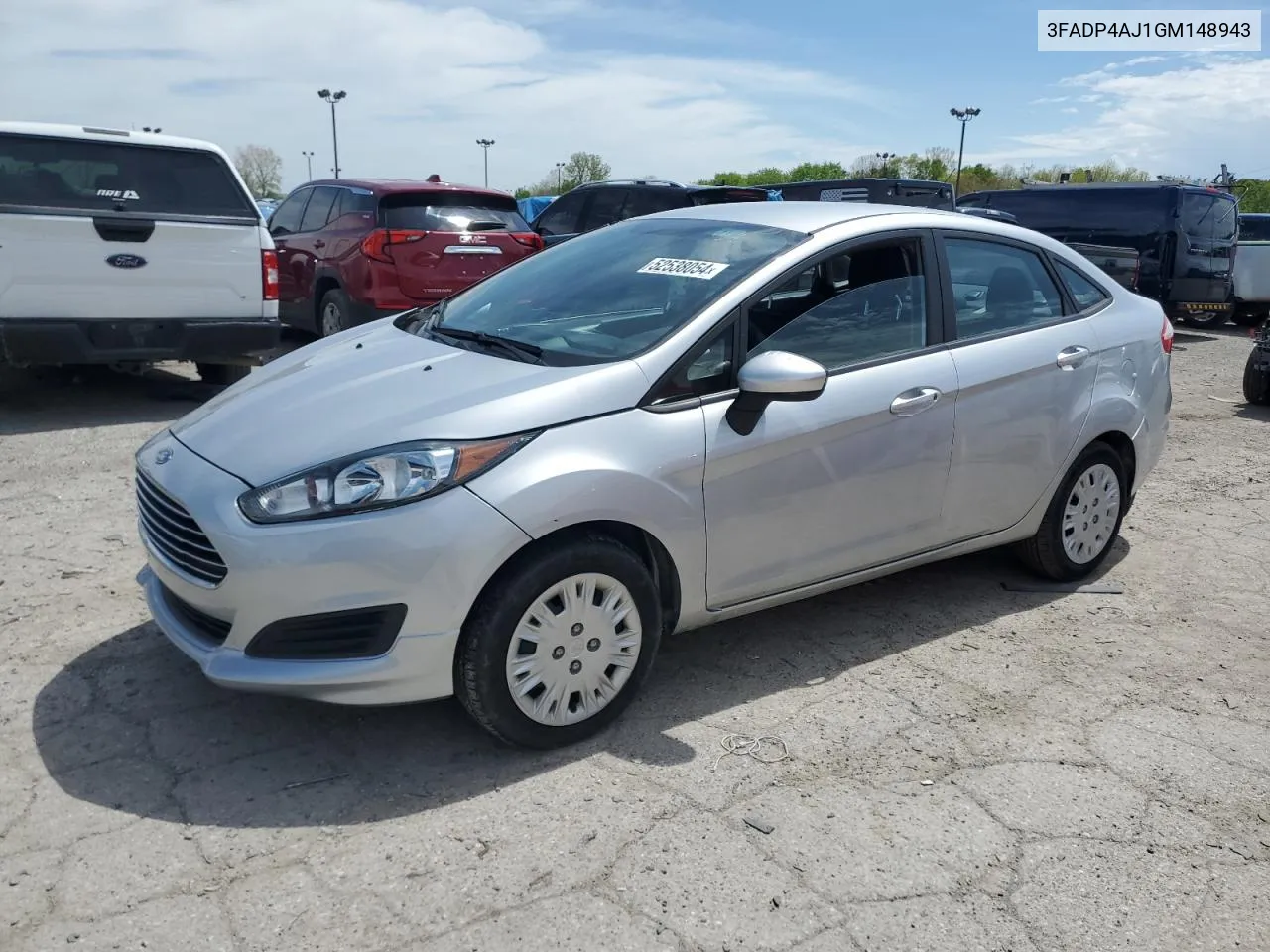 2016 Ford Fiesta S VIN: 3FADP4AJ1GM148943 Lot: 52538054