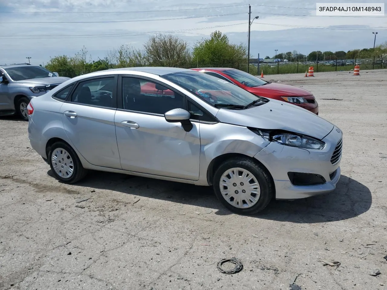 2016 Ford Fiesta S VIN: 3FADP4AJ1GM148943 Lot: 52538054