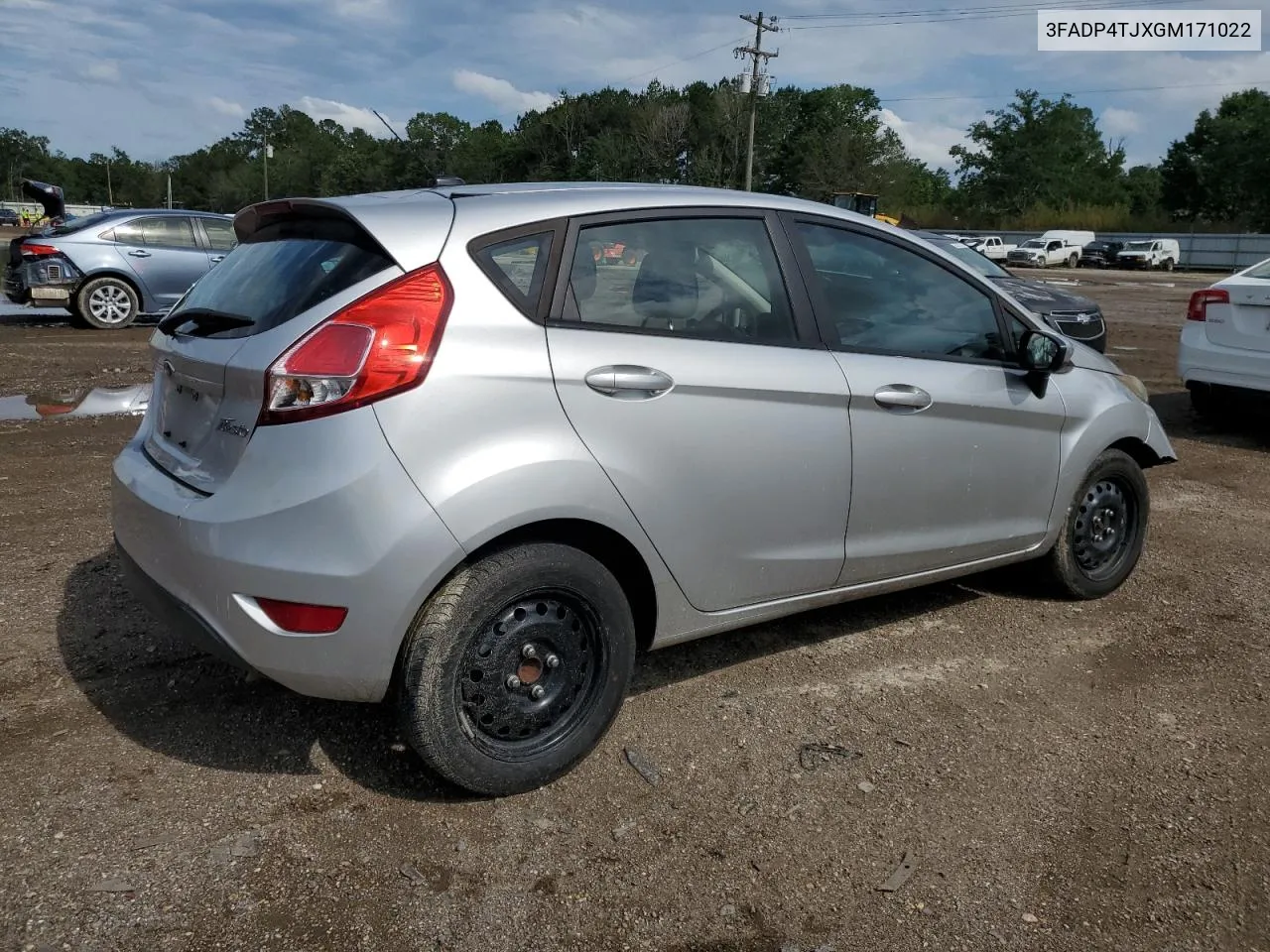 3FADP4TJXGM171022 2016 Ford Fiesta S