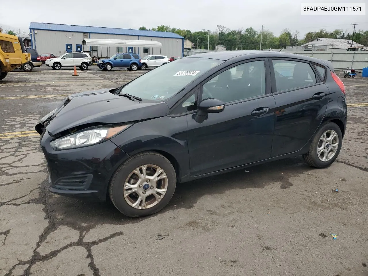 2016 Ford Fiesta Se VIN: 3FADP4EJ0GM111571 Lot: 53108574