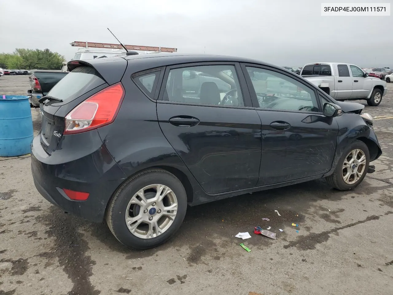 2016 Ford Fiesta Se VIN: 3FADP4EJ0GM111571 Lot: 53108574