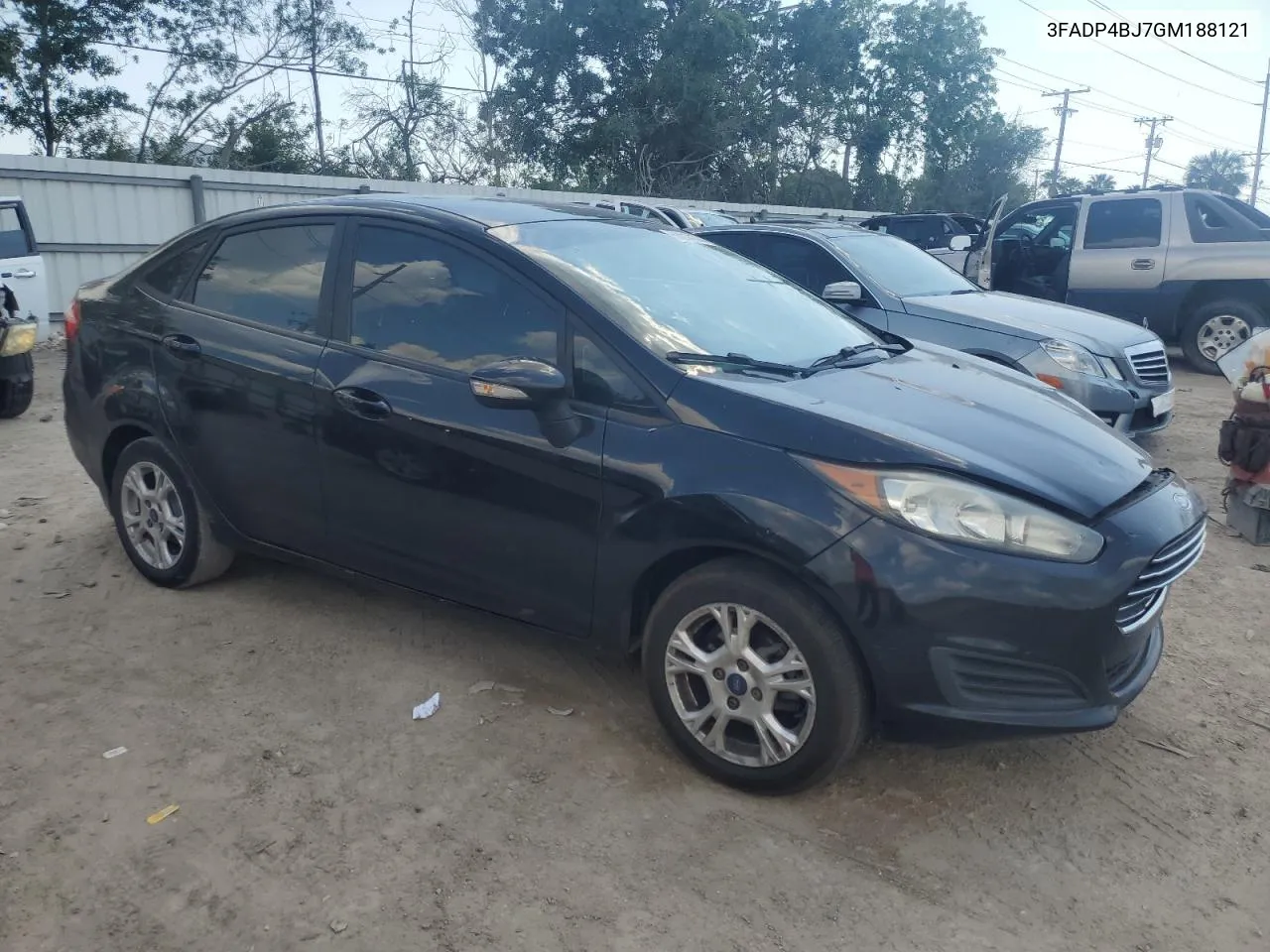 2016 Ford Fiesta Se VIN: 3FADP4BJ7GM188121 Lot: 53214174