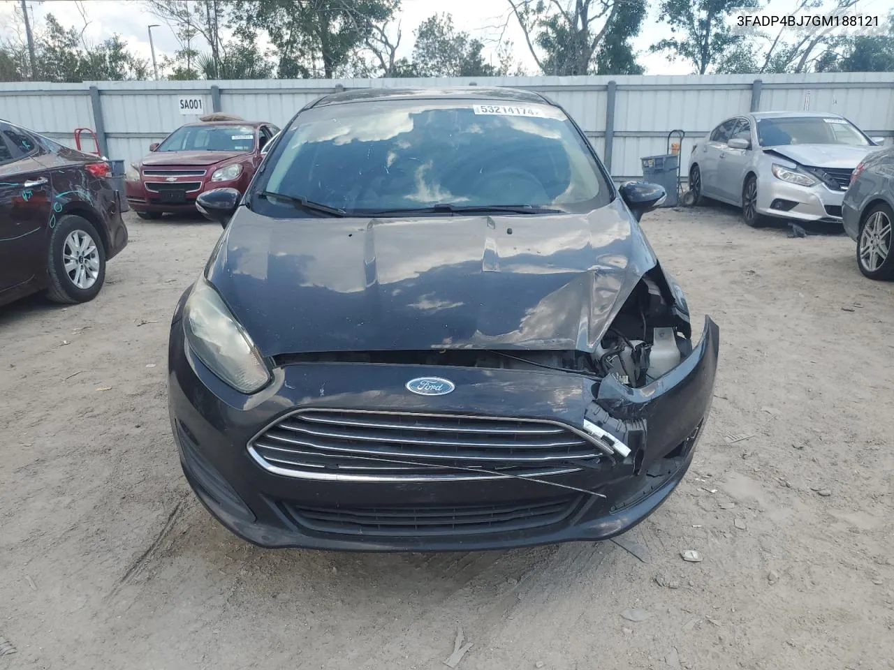 2016 Ford Fiesta Se VIN: 3FADP4BJ7GM188121 Lot: 53214174