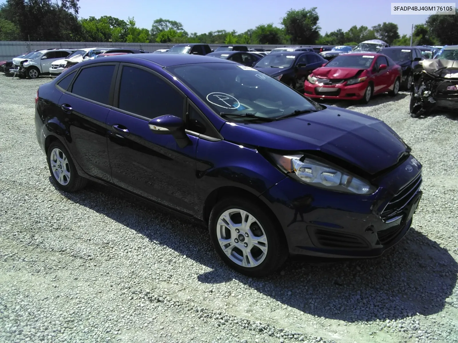 3FADP4BJ4GM176105 2016 Ford Fiesta Se