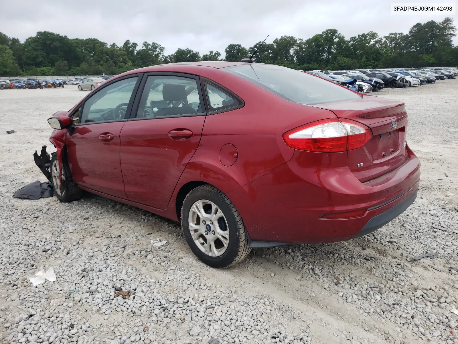 2016 Ford Fiesta Se VIN: 3FADP4BJ0GM142498 Lot: 53626034