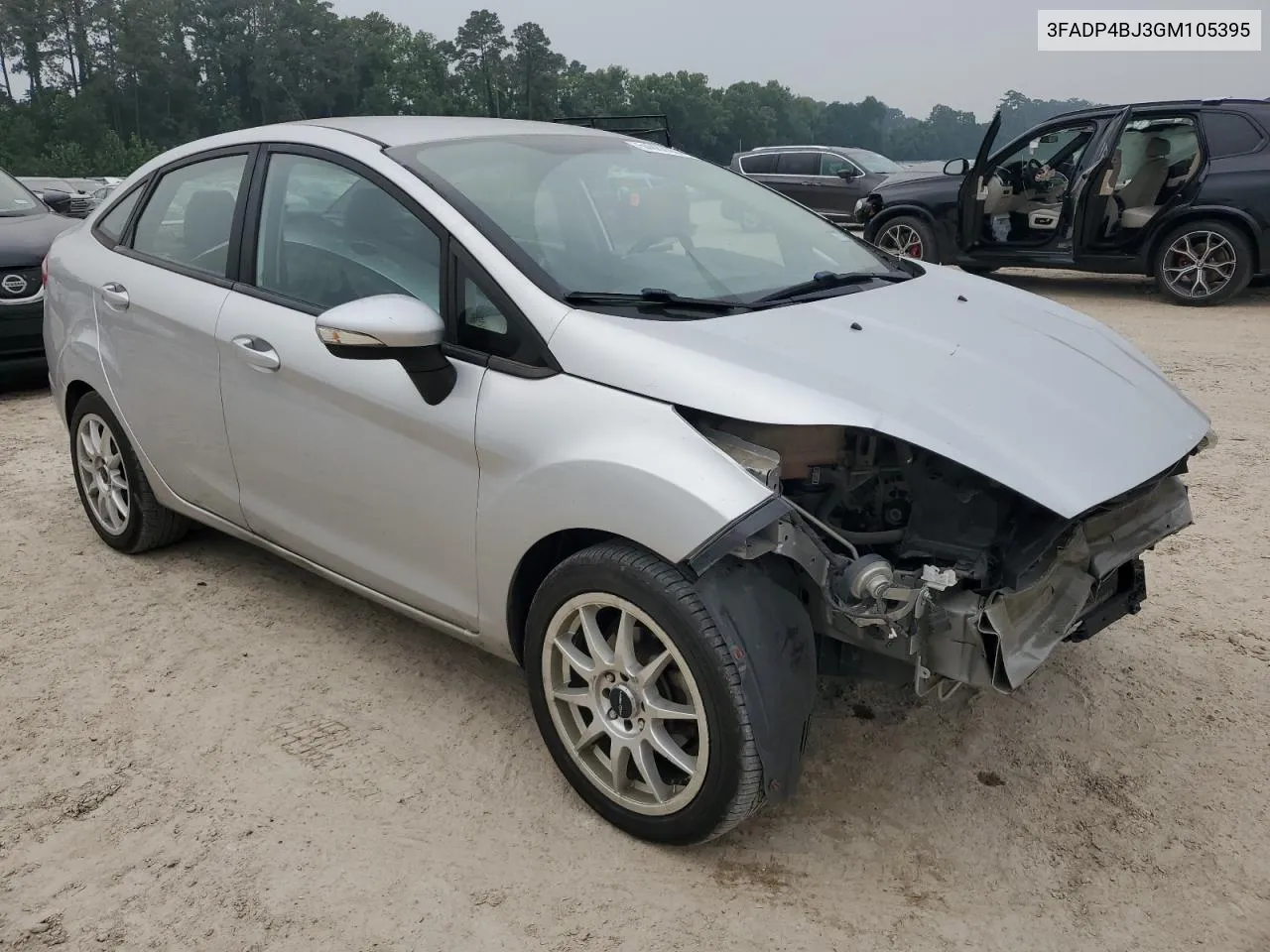 2016 Ford Fiesta Se VIN: 3FADP4BJ3GM105395 Lot: 54083554