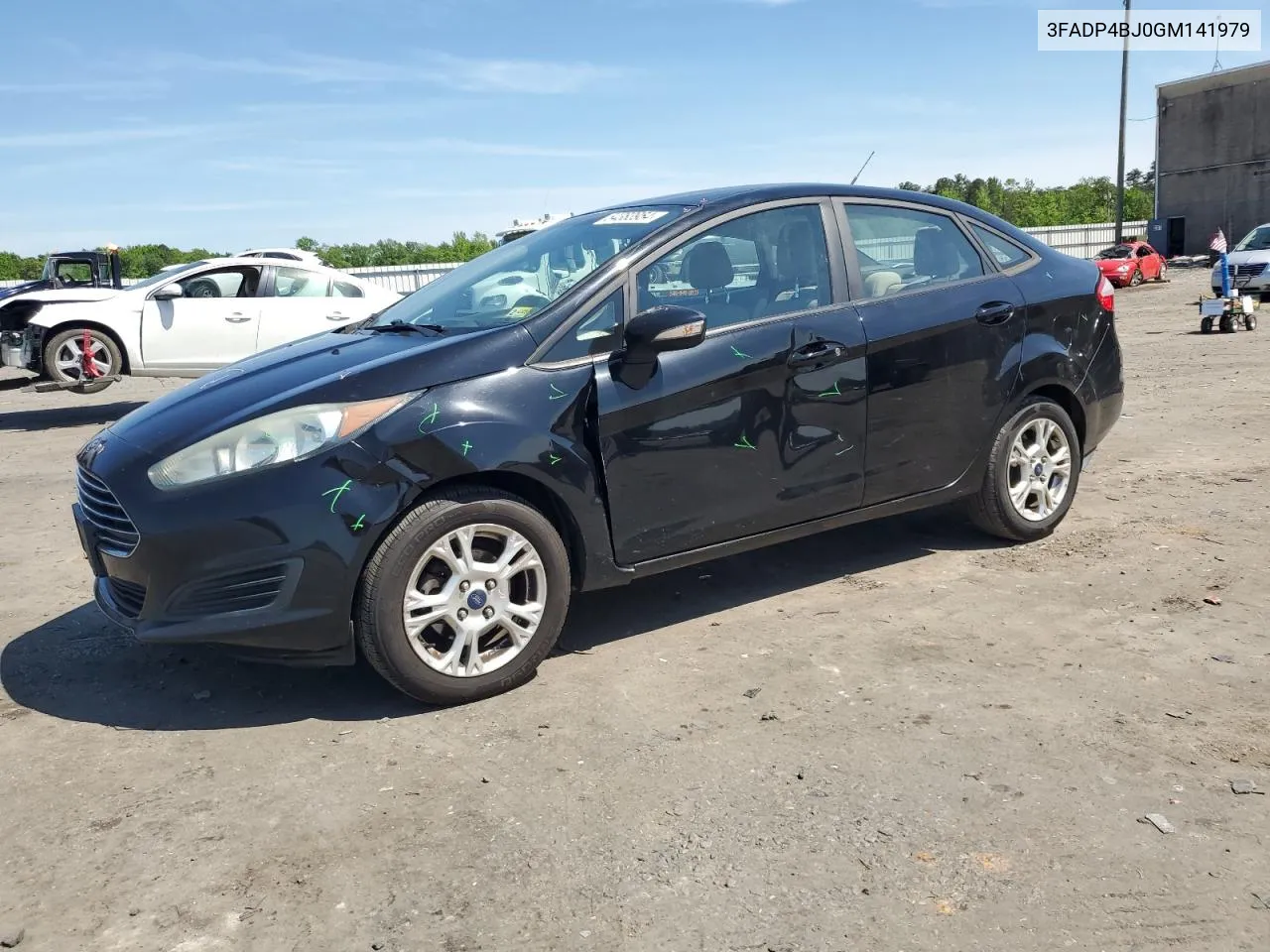 2016 Ford Fiesta Se VIN: 3FADP4BJ0GM141979 Lot: 54383954