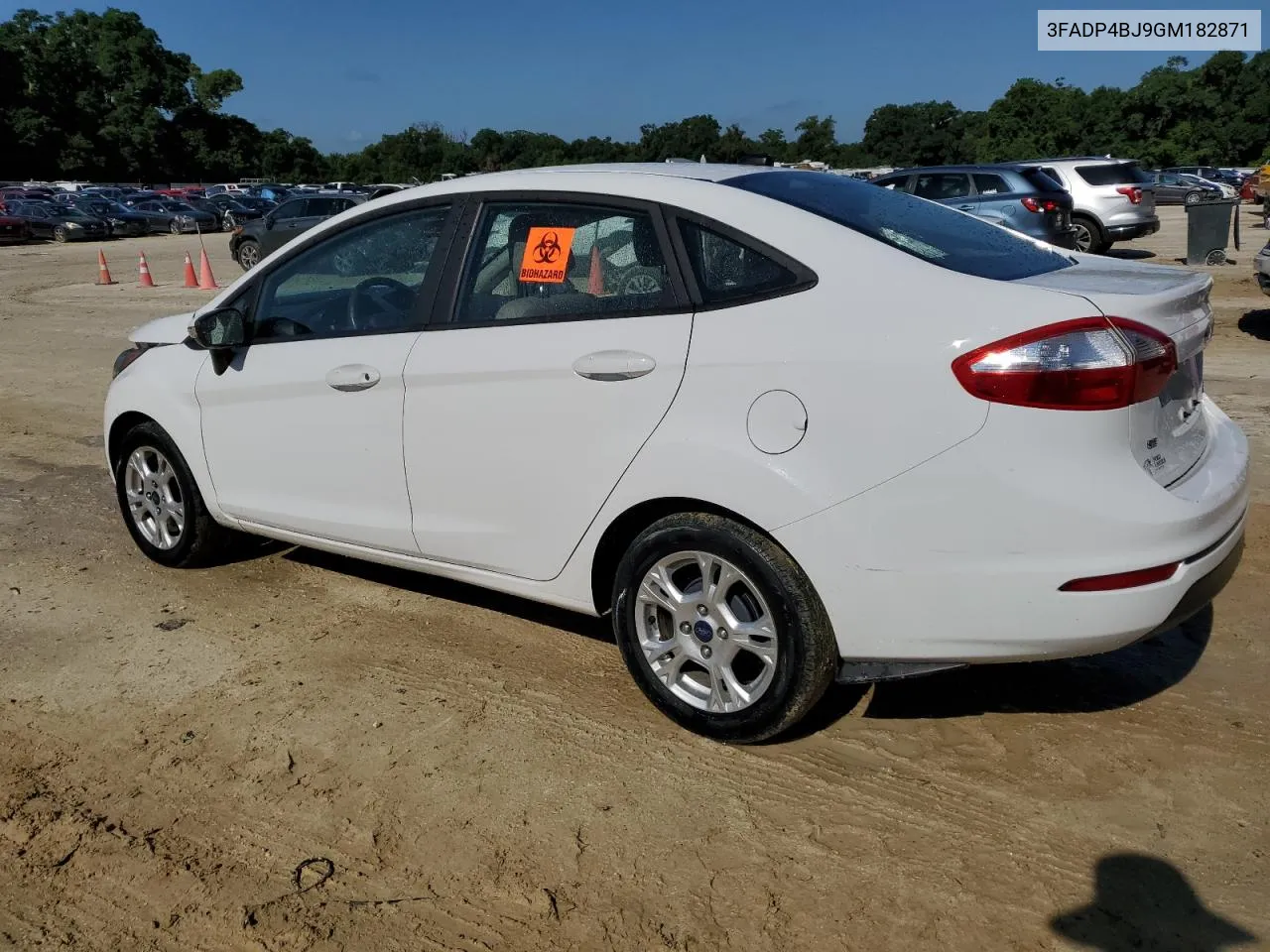 2016 Ford Fiesta Se VIN: 3FADP4BJ9GM182871 Lot: 54878674