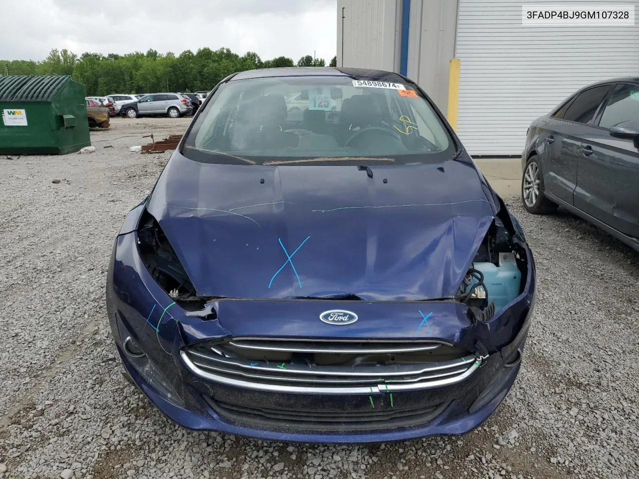 2016 Ford Fiesta Se VIN: 3FADP4BJ9GM107328 Lot: 54898674