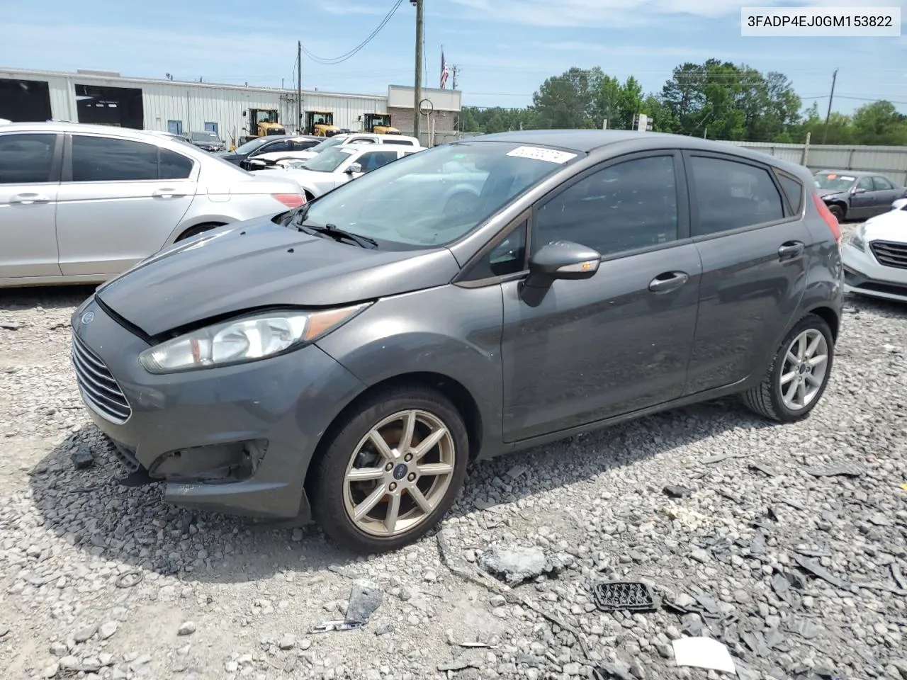 2016 Ford Fiesta Se VIN: 3FADP4EJ0GM153822 Lot: 55068374