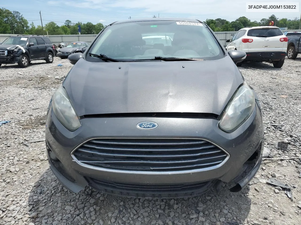 2016 Ford Fiesta Se VIN: 3FADP4EJ0GM153822 Lot: 55068374