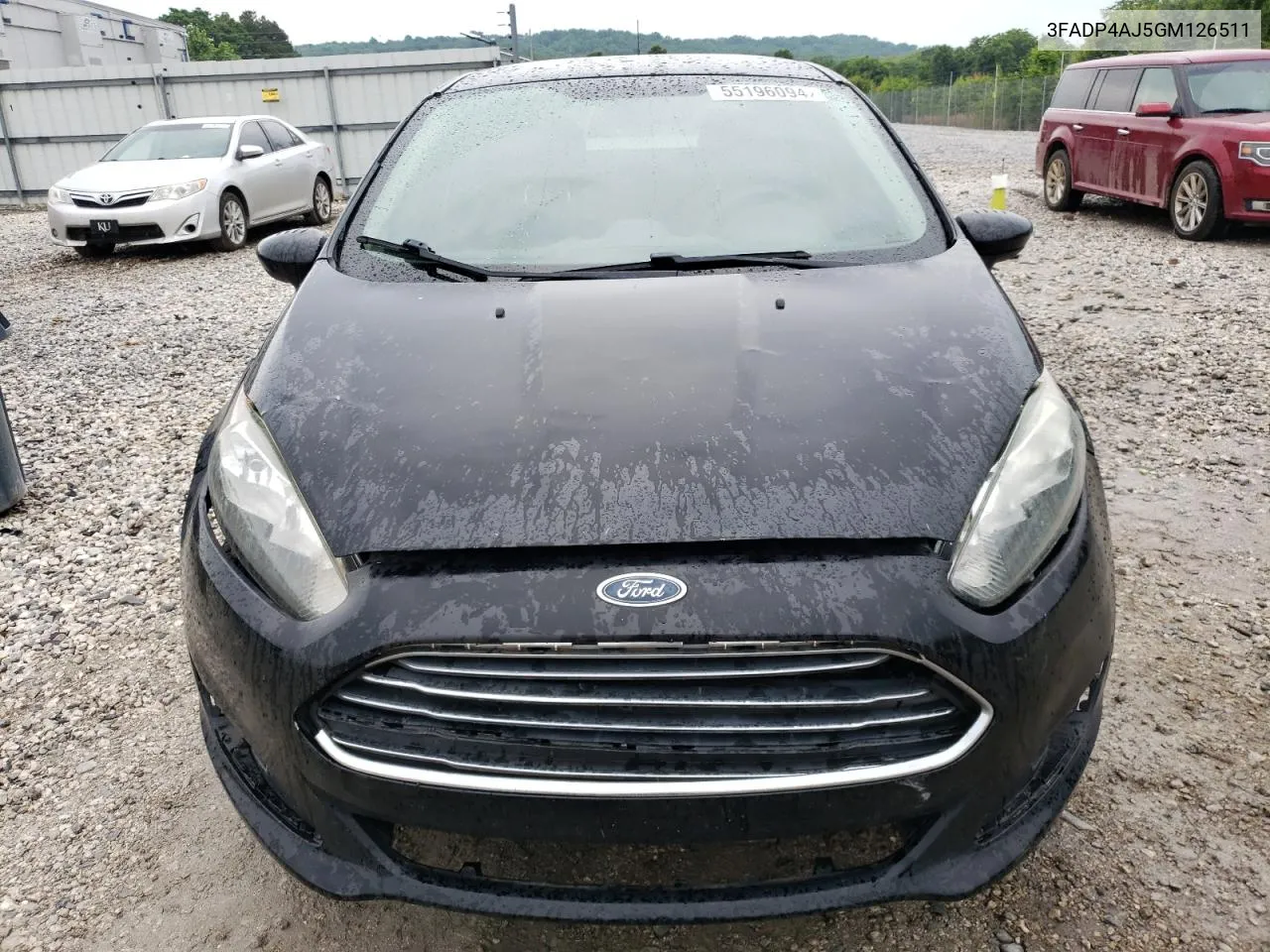 2016 Ford Fiesta S VIN: 3FADP4AJ5GM126511 Lot: 55196094