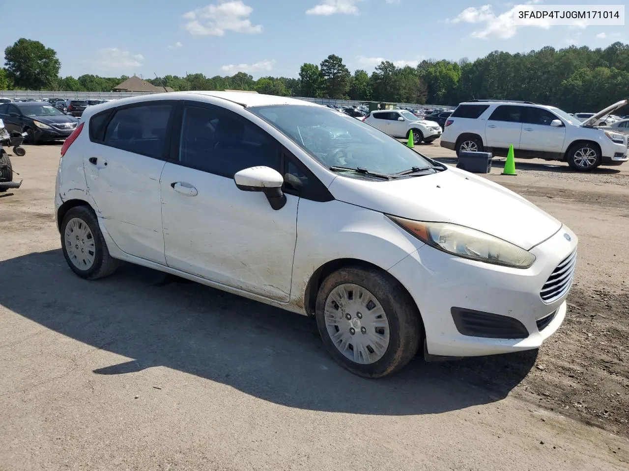 2016 Ford Fiesta S VIN: 3FADP4TJ0GM171014 Lot: 55401904