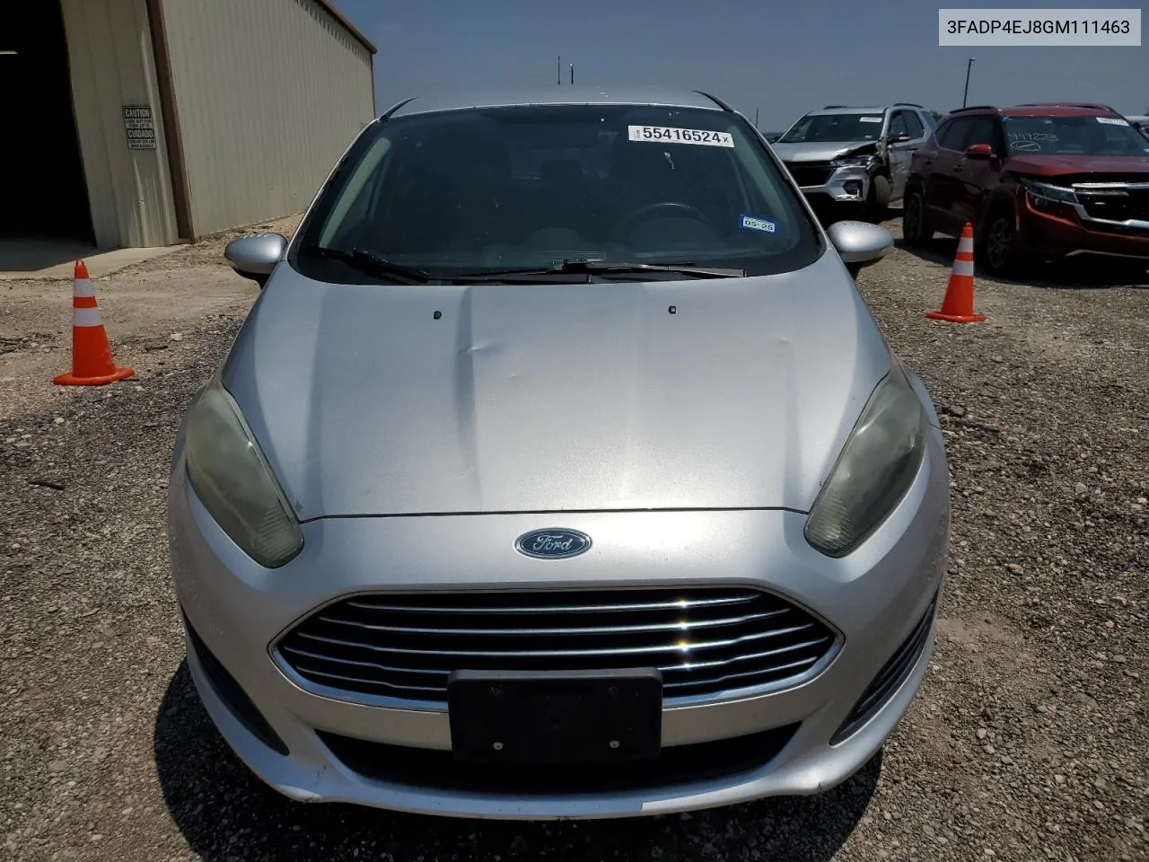 2016 Ford Fiesta Se VIN: 3FADP4EJ8GM111463 Lot: 55416524