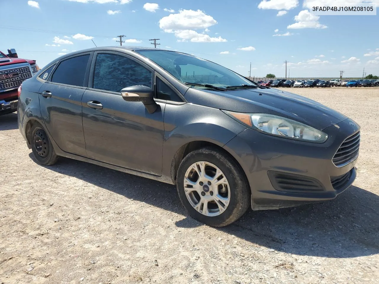 2016 Ford Fiesta Se VIN: 3FADP4BJ1GM208105 Lot: 55492314