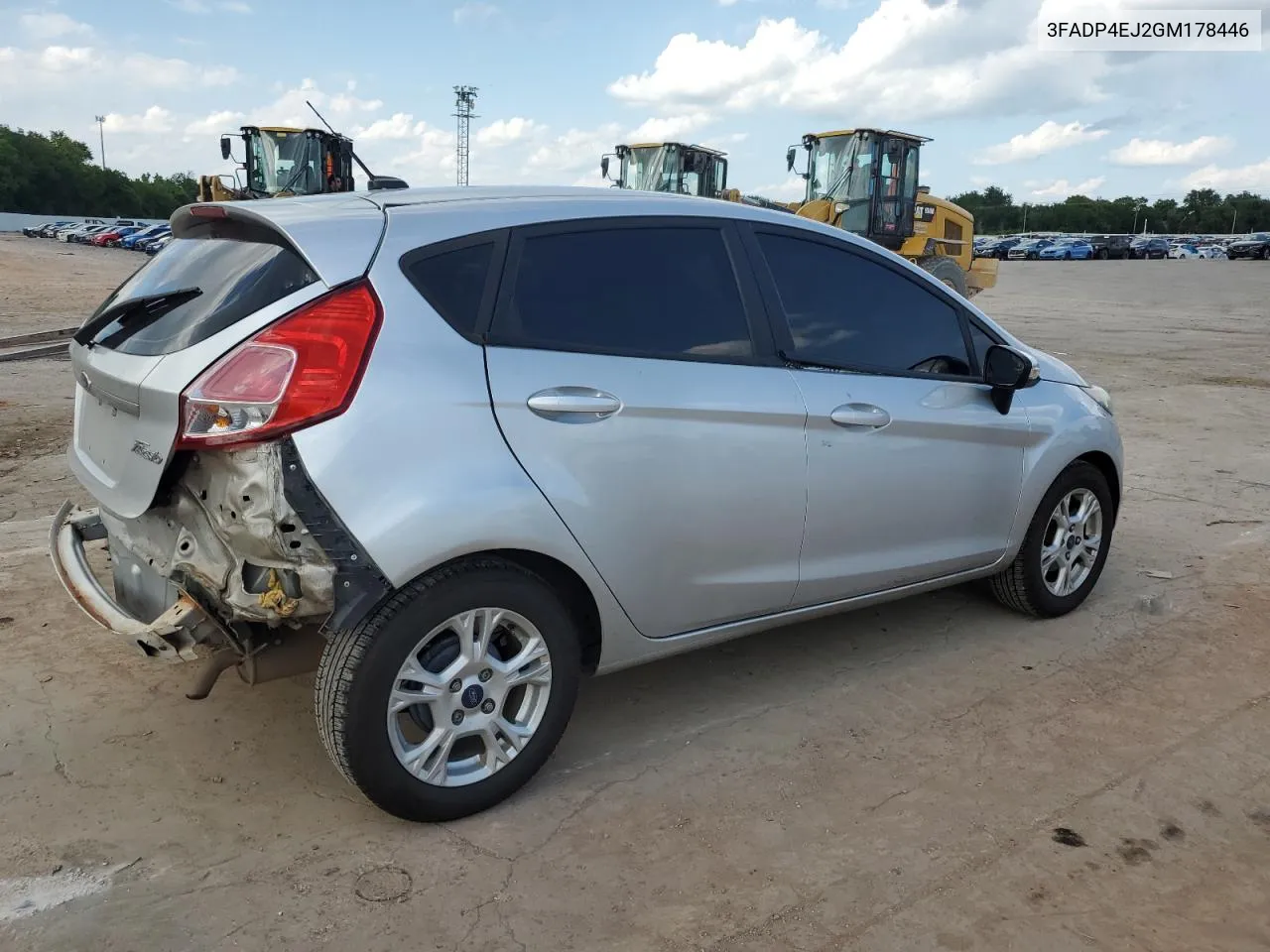 2016 Ford Fiesta Se VIN: 3FADP4EJ2GM178446 Lot: 55493434