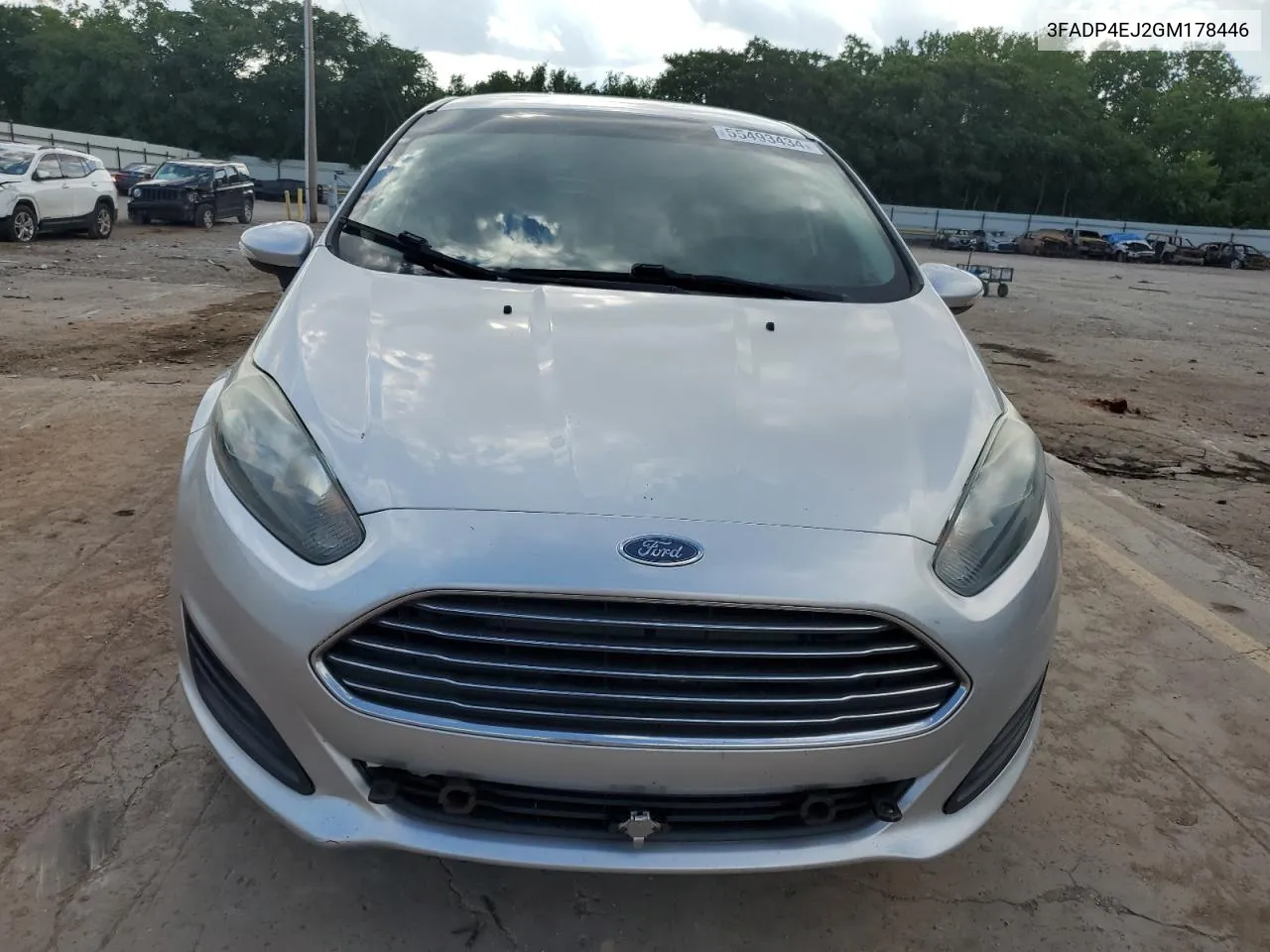 2016 Ford Fiesta Se VIN: 3FADP4EJ2GM178446 Lot: 55493434