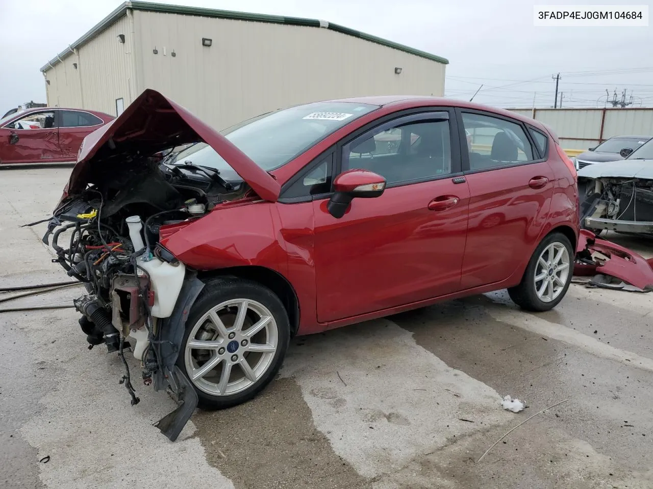 3FADP4EJ0GM104684 2016 Ford Fiesta Se