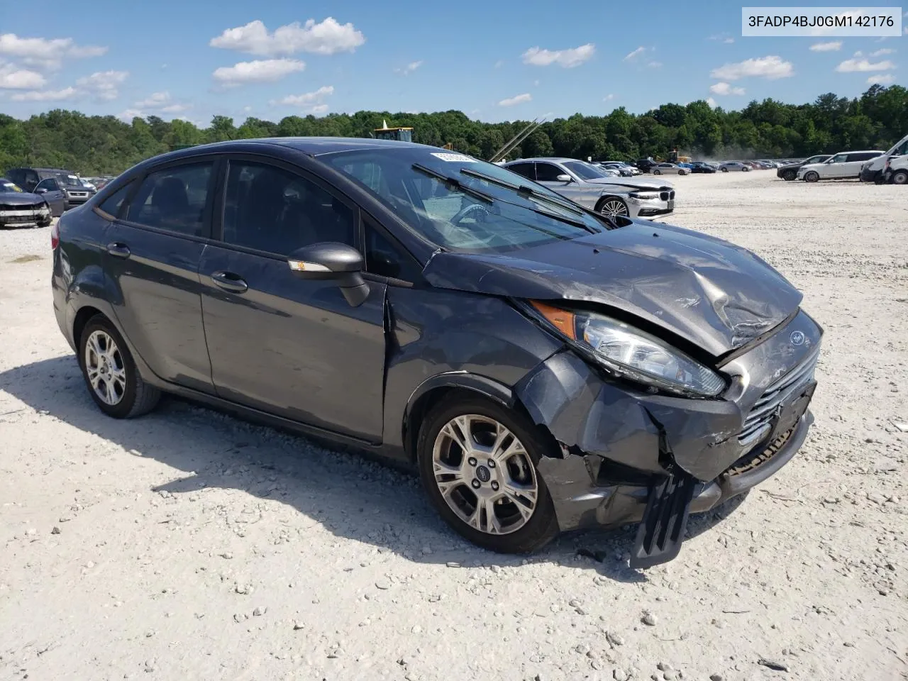 2016 Ford Fiesta Se VIN: 3FADP4BJ0GM142176 Lot: 55760684