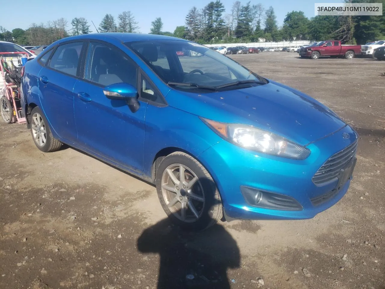 2016 Ford Fiesta Se VIN: 3FADP4BJ1GM119022 Lot: 55813854