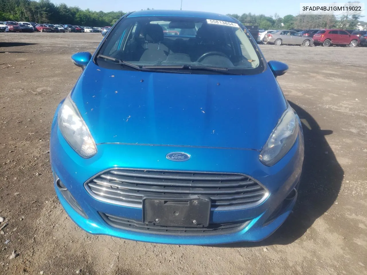 2016 Ford Fiesta Se VIN: 3FADP4BJ1GM119022 Lot: 55813854