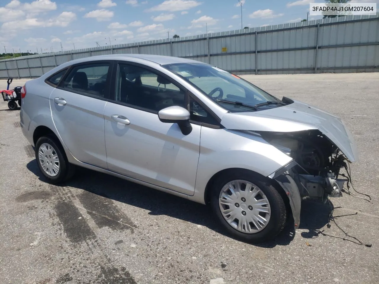 2016 Ford Fiesta S VIN: 3FADP4AJ1GM207604 Lot: 55993104