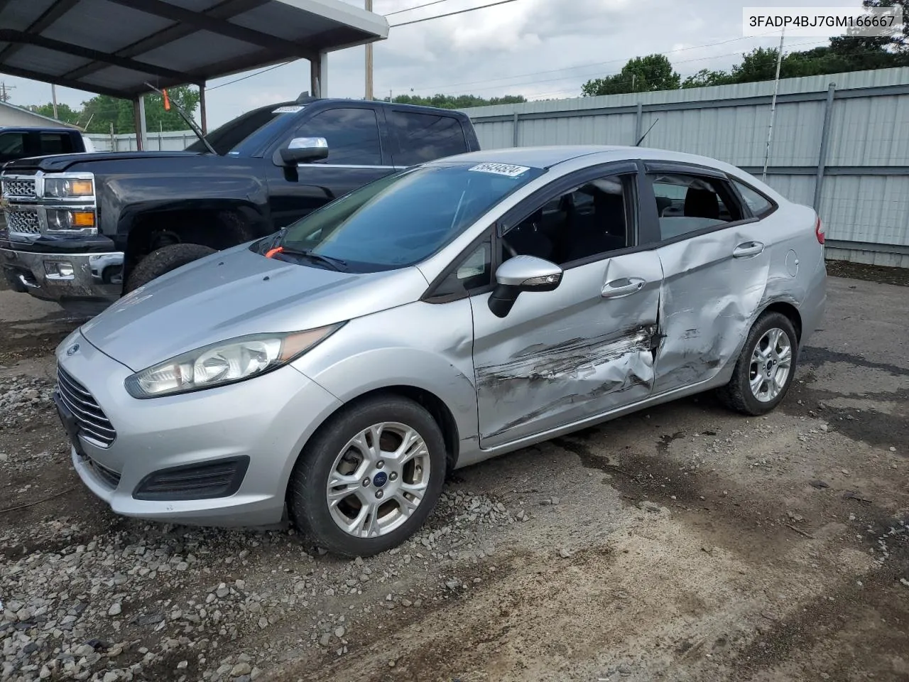 2016 Ford Fiesta Se VIN: 3FADP4BJ7GM166667 Lot: 56434524