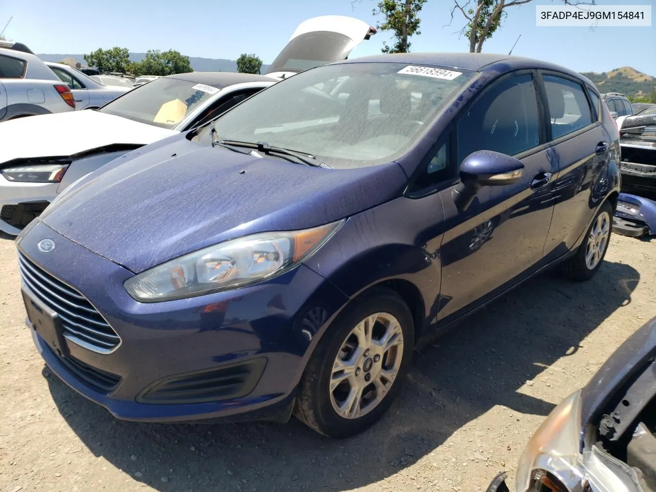 2016 Ford Fiesta Se VIN: 3FADP4EJ9GM154841 Lot: 56618594