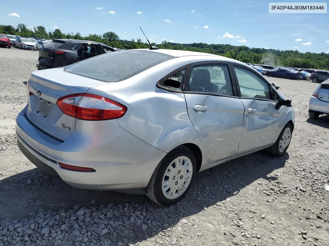 2016 Ford Fiesta S VIN: 3FADP4AJ8GM183446 Lot: 56754024