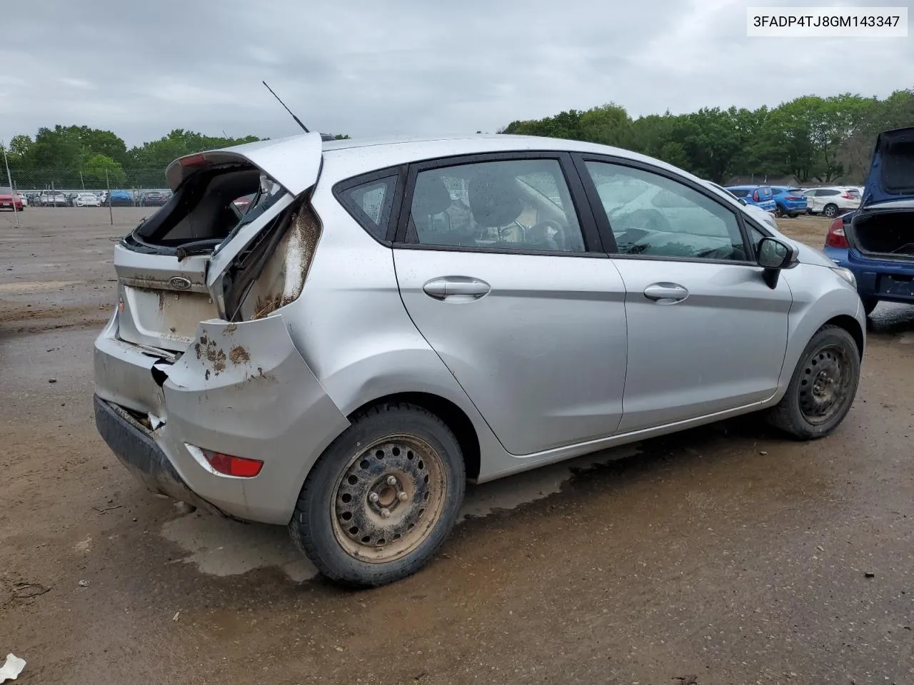 2016 Ford Fiesta S VIN: 3FADP4TJ8GM143347 Lot: 57026794