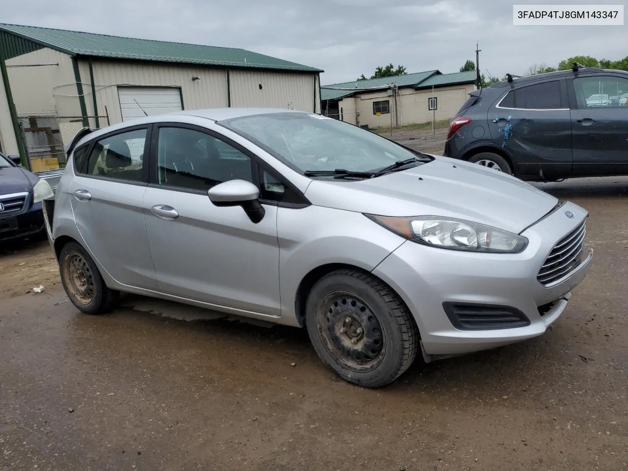 2016 Ford Fiesta S VIN: 3FADP4TJ8GM143347 Lot: 57026794