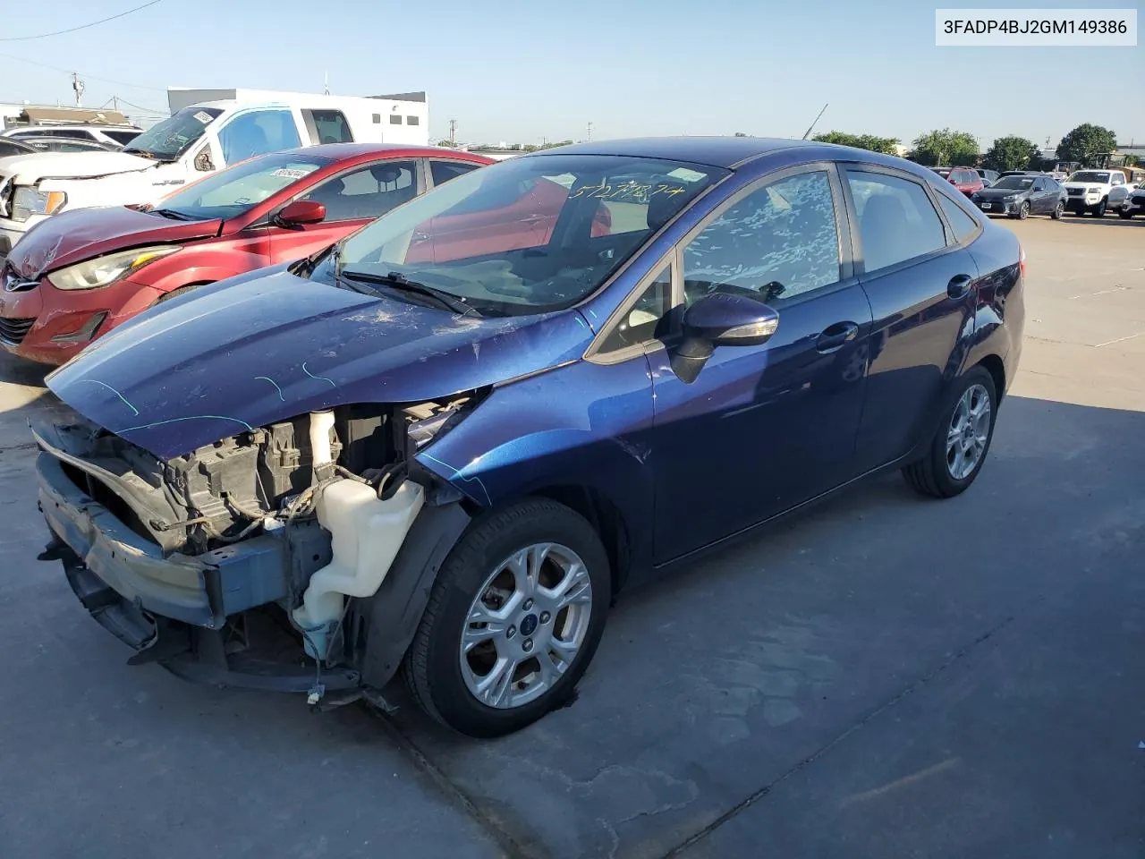 3FADP4BJ2GM149386 2016 Ford Fiesta Se